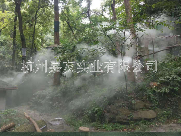 杭州動物園高壓微霧降溫造景1 杭州動物園高壓微霧降溫造景1